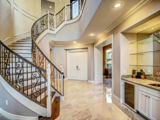 airy hall way builder home
