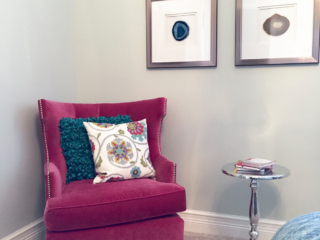 bedroom seating area design