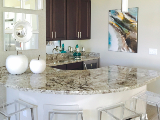 custom cabinetry bar