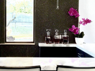 custom cabinetry bar