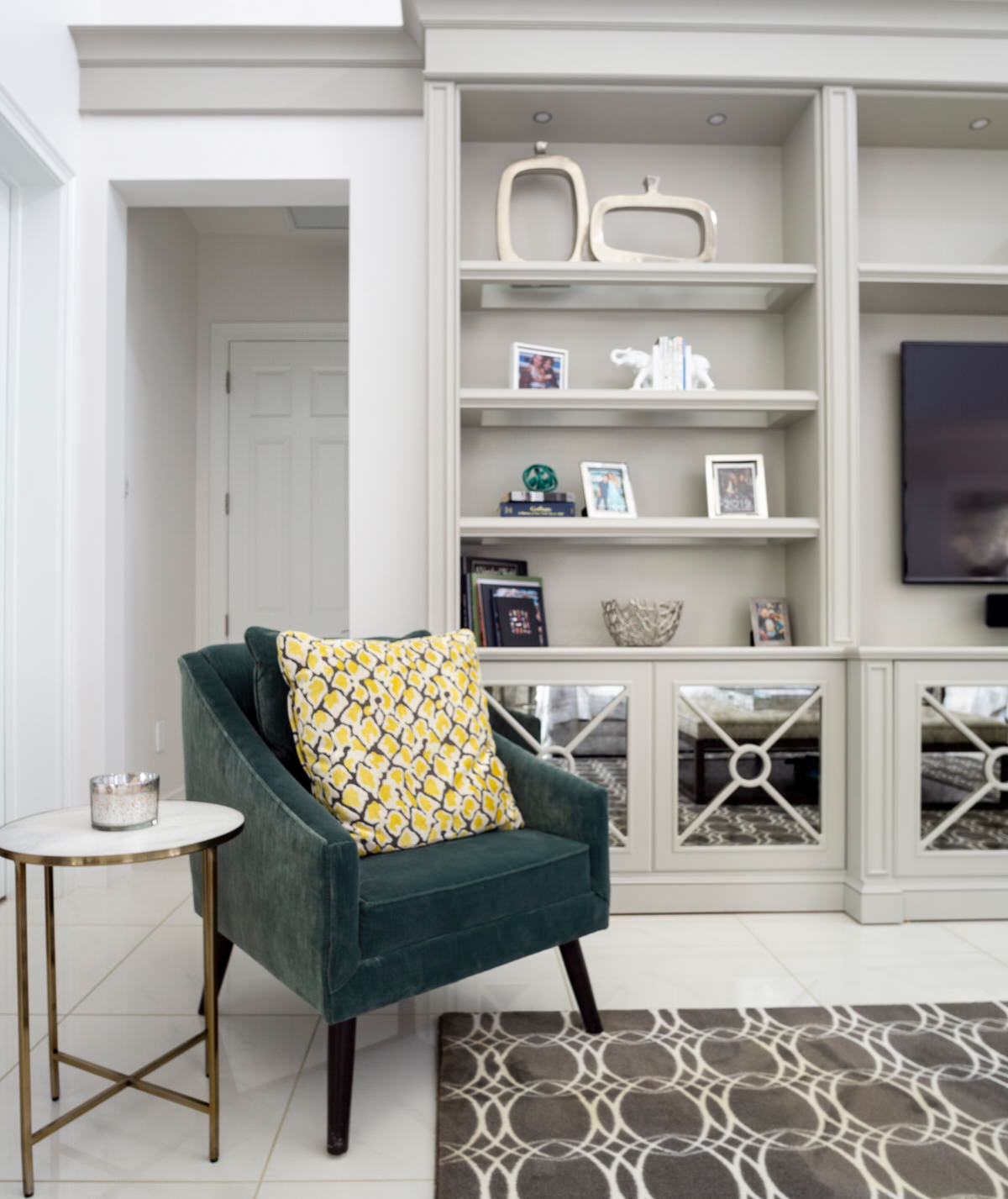custom cabinetry living room interior design