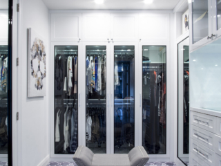 custom cabinetry womens closet