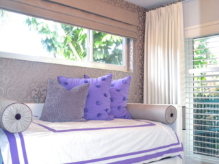 custom girls bed and upholstry