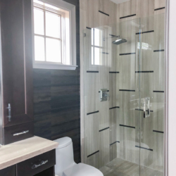 custom tile shower bathroom design