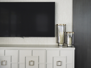 custom wall unit living room