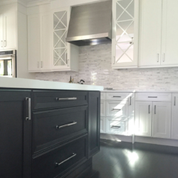custom white kitchen cabinetry