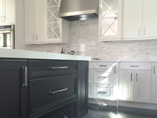 custom white kitchen cabinetry