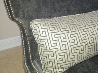 fun patterned pillow