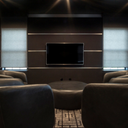 theater room seating area